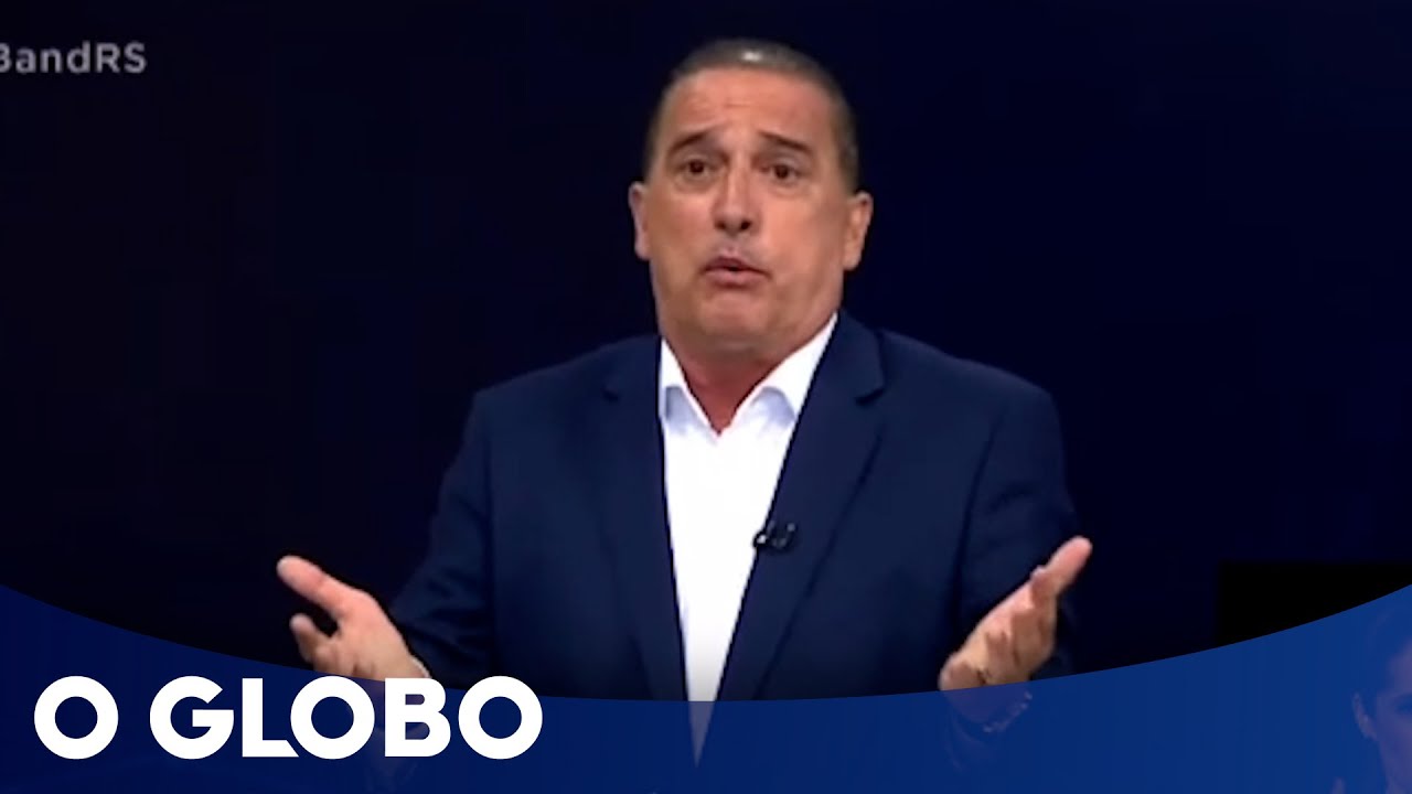 Em debate, Onyx se irrita com apelido de 'pipoqueiro' por Eduardo Leite: 'Respeite os pipoqueiros'