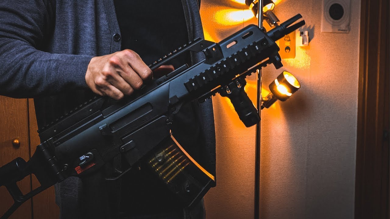 Everybody's first rental airsoft gun, but better. [TM G36C NGRS]