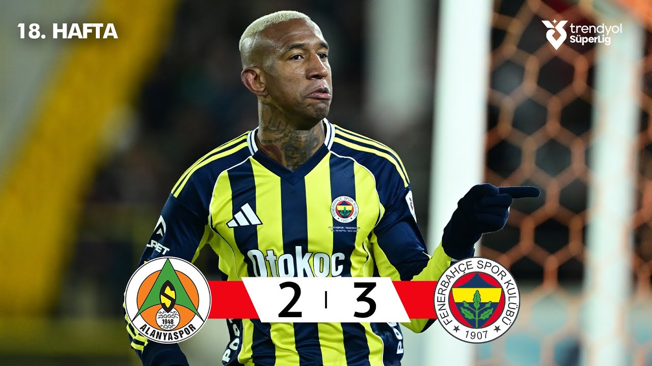 Alanyaspor (2-3) Fenerbahçe - Highlights/Özet | Trendyol Süper Lig - 2025/26