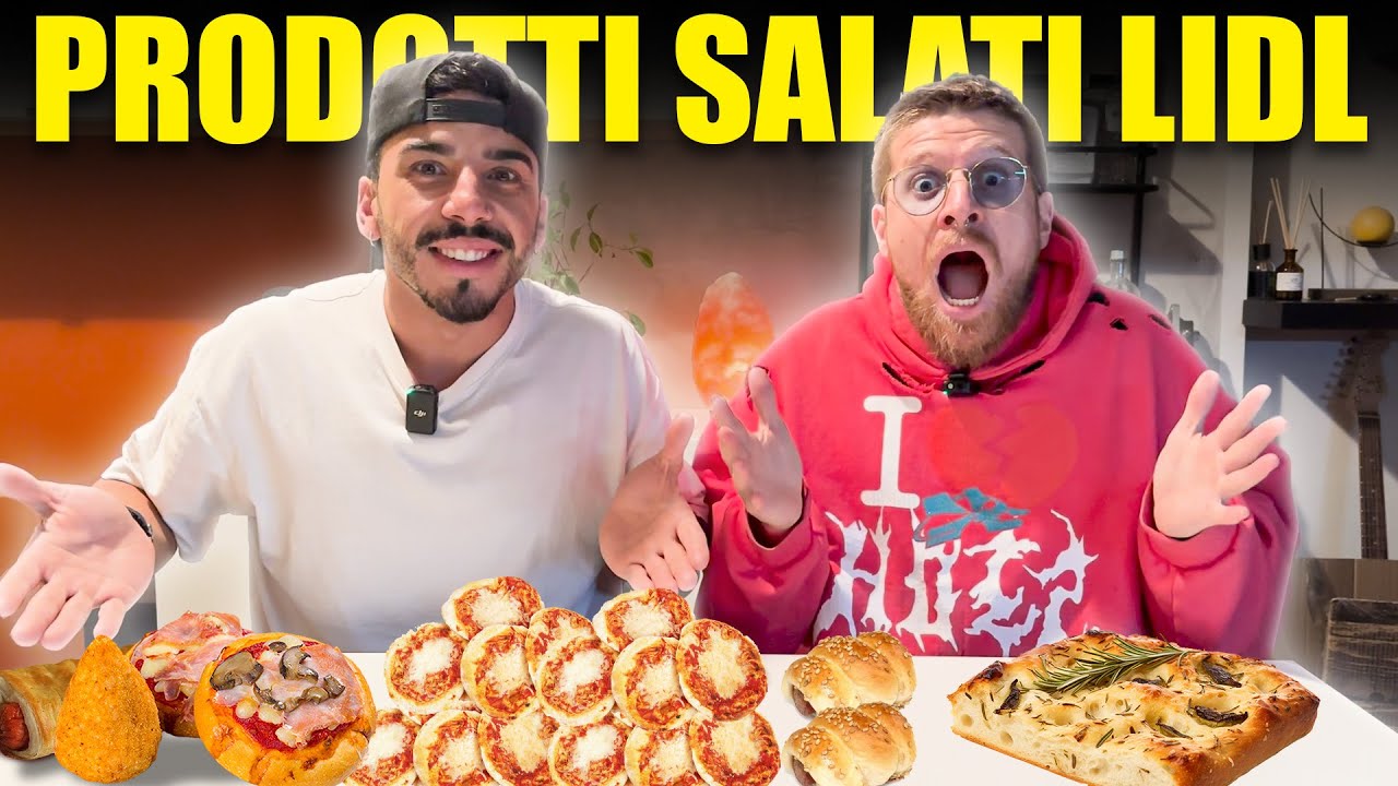 PROVIAMO TUTTI I PRODOTTI SALATI DEL SUPERMERCATO LIDL - IL GIORNO PIÙ BELLO DELLA NOSTRA VITA!