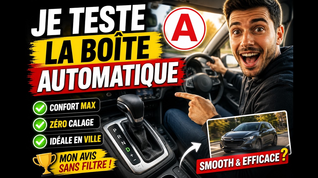 Je TESTE la boîte AUTOMATIQUE
