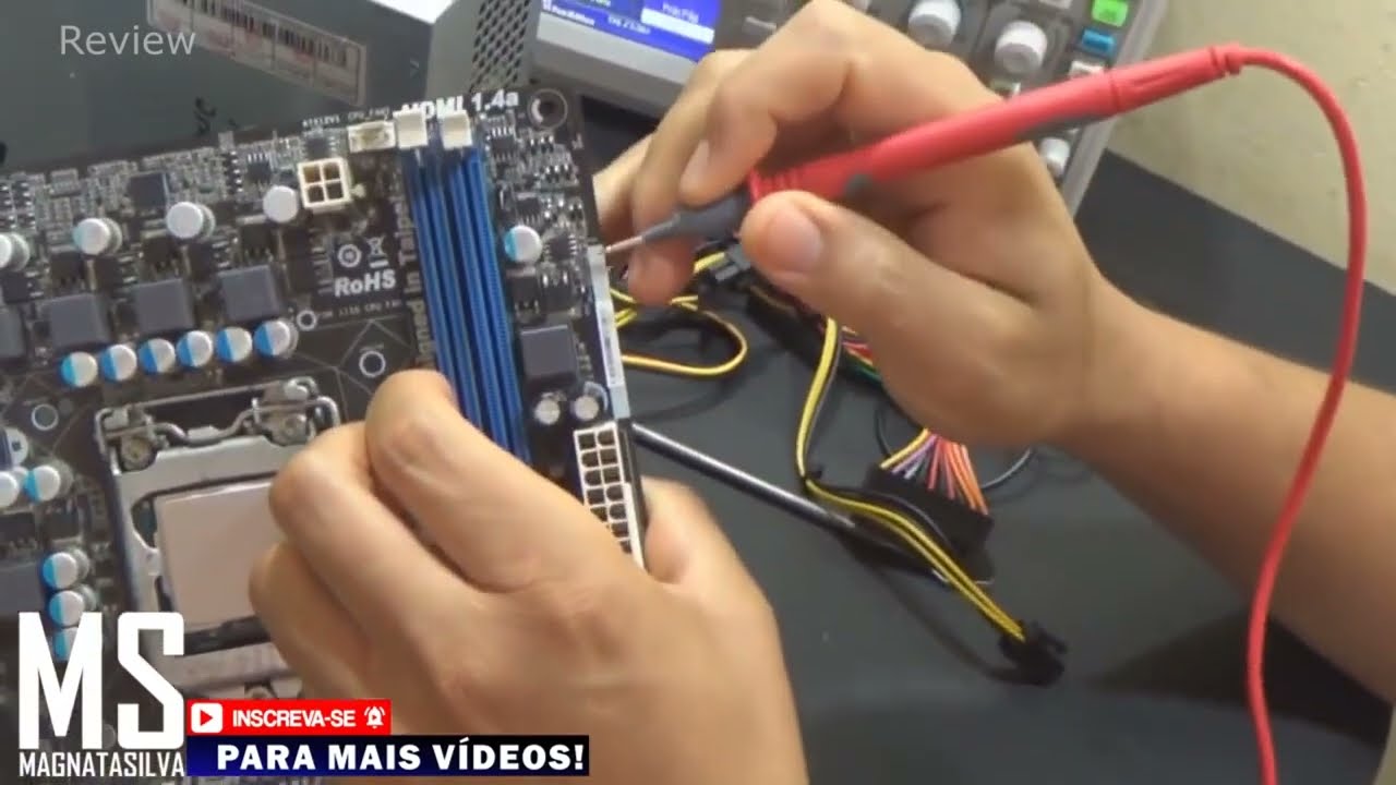 👉VAMOS VER DE NOVO 👉 O PASSO A PASSO PARA REPARAR UMA PLACA MÃE DE COMPUTADOR 👉 PLACA MÃE ASROCK