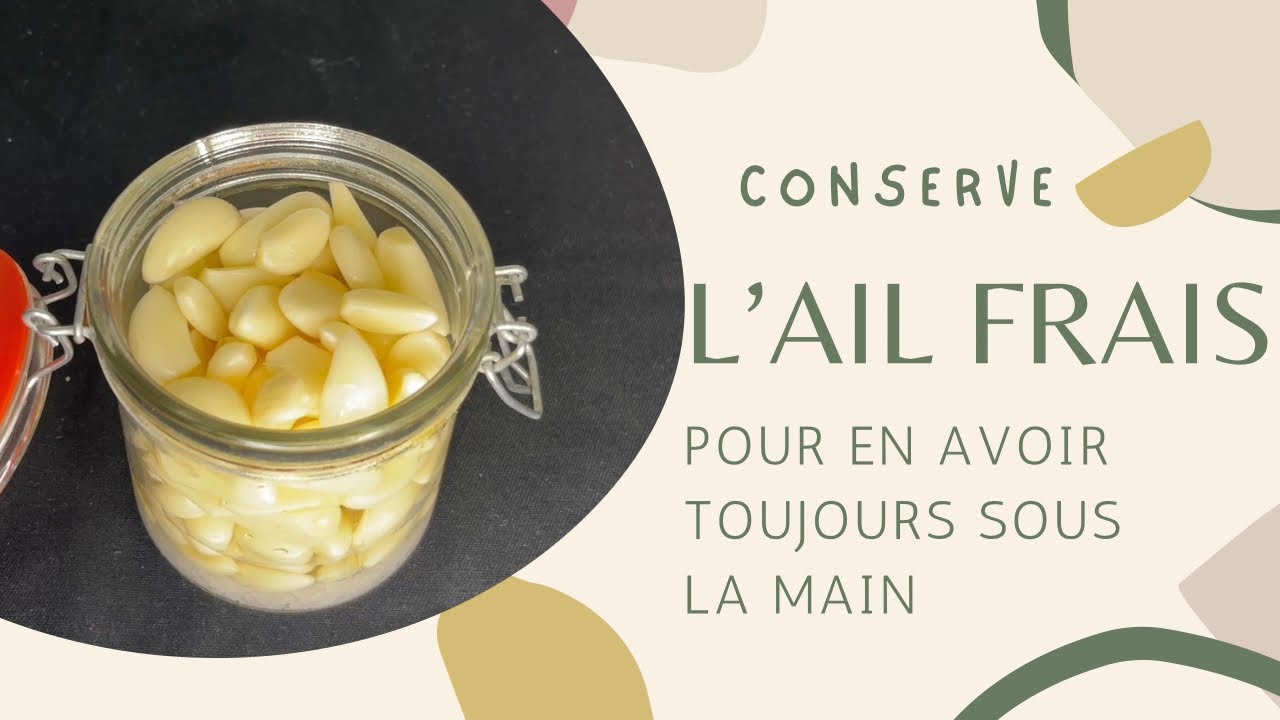 Conserver l&rsquo;ail 🧄 frais plus d&rsquo;un an! Recette Essaie tu sera surpris ! garlic ​⁠@Emna-RoseStyle