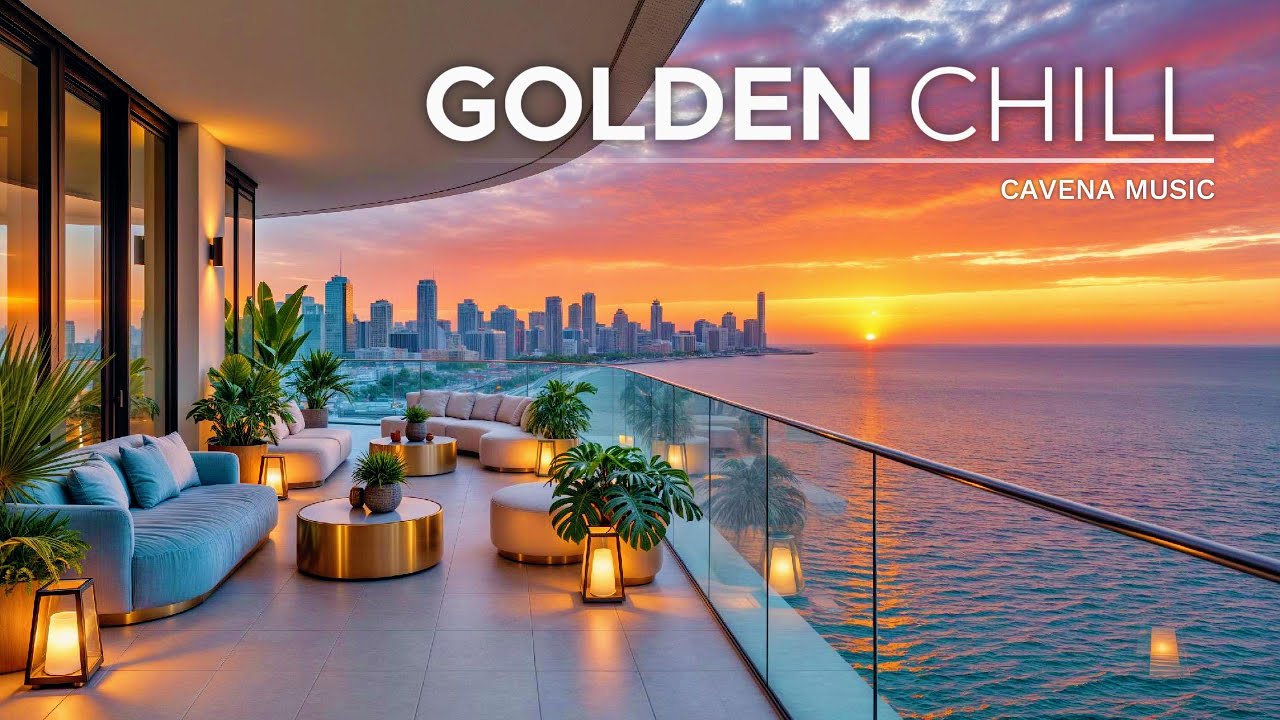 Golden Terrace Chill Mix | Rooftop Lounge & Sunset Ambience for Study, Relaxation & Deep Focus