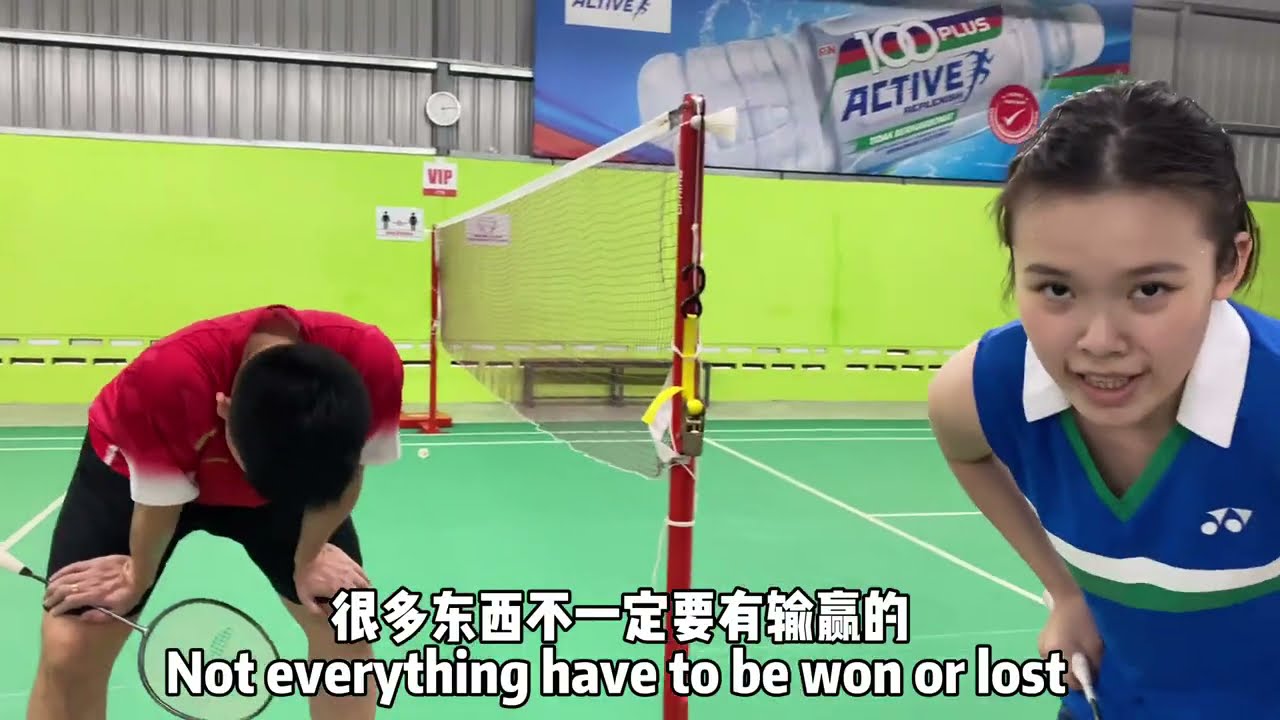Goh Jin Wei challanged Tan Boon Heong singles😱😱 | 吴堇溦胆大包天挑战陈文宏大哥打单打😱😱｜结局竟然是？