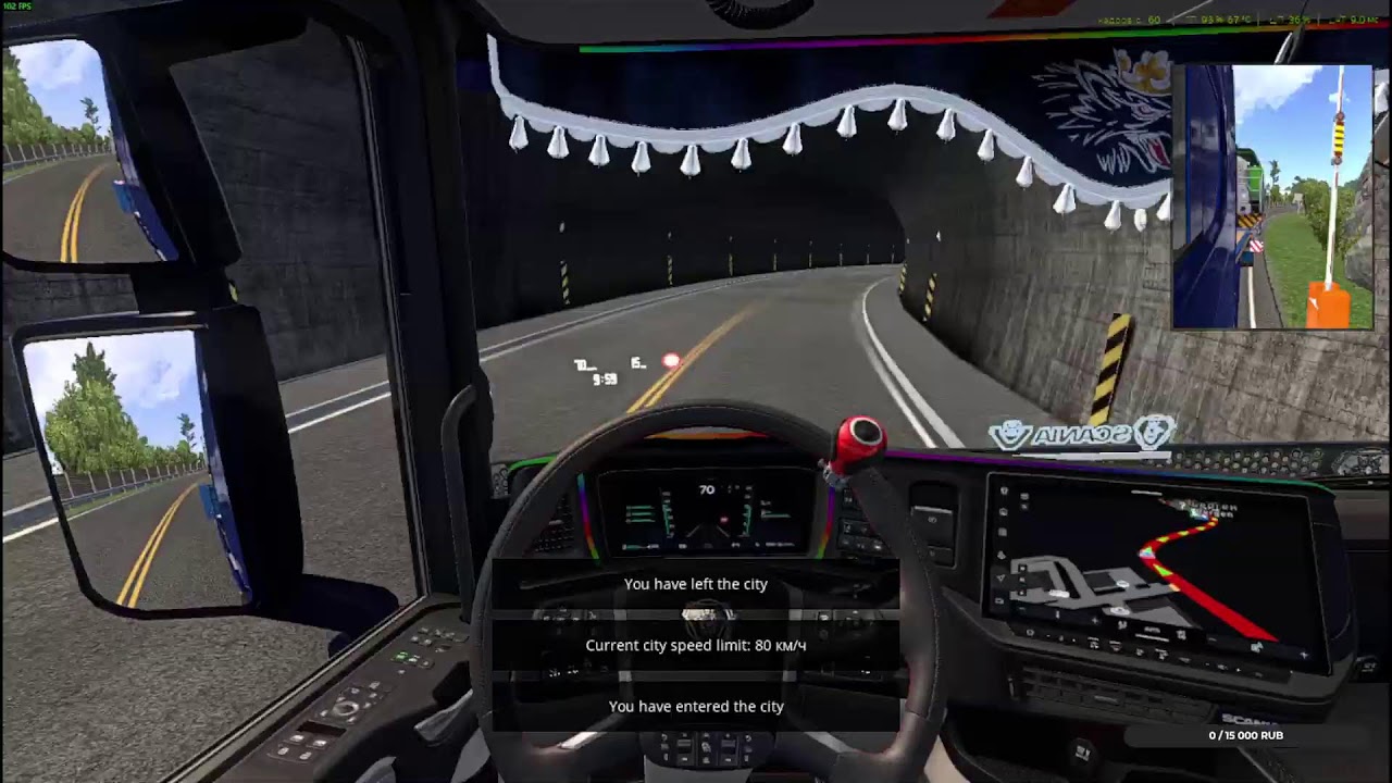 Euro Truck Simulator 2 MP Выполняем заказы компании.