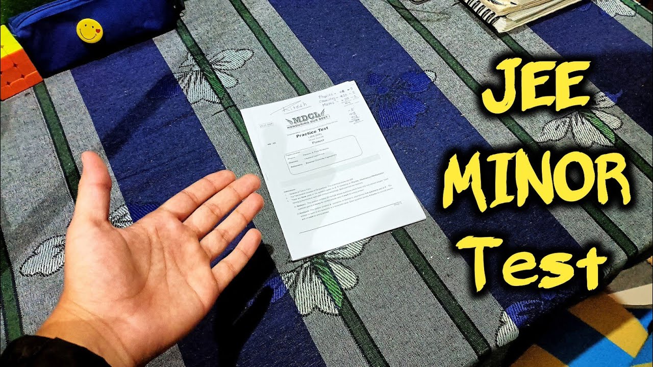 JEE MINOR TEST RESULT 📝🧐??