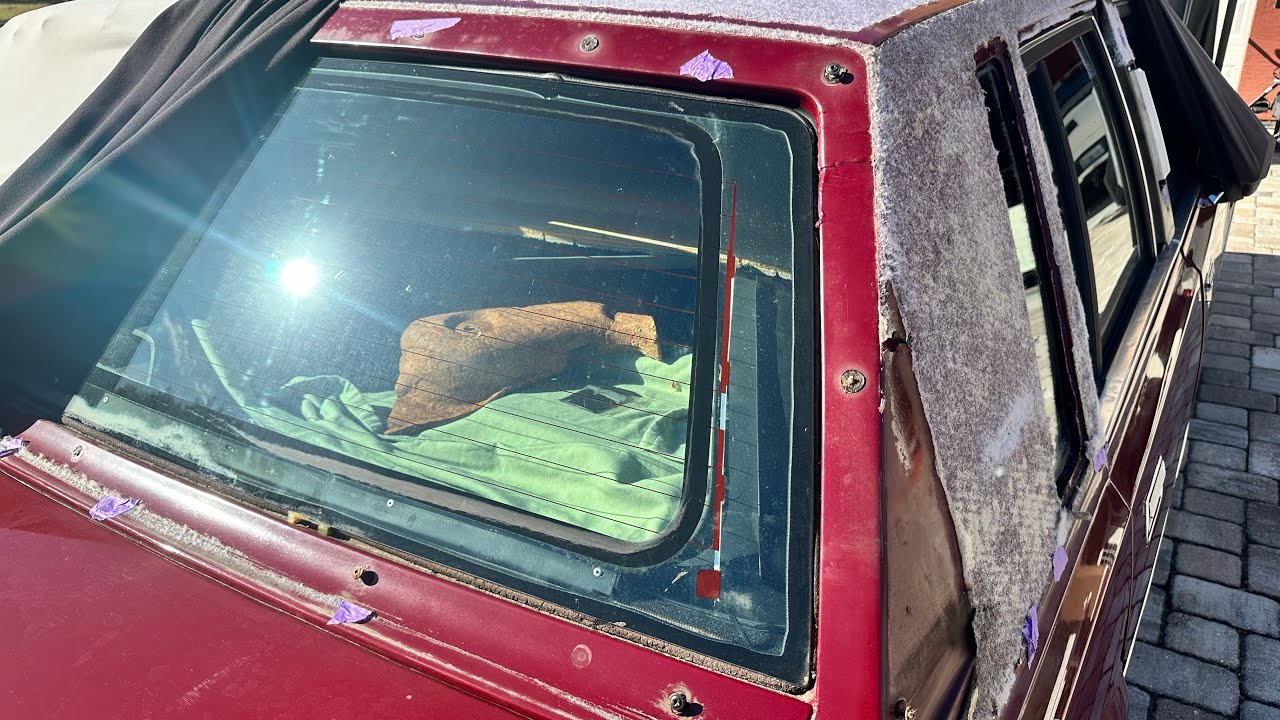 1980-1989 Towncar vinyl Landau roof remove and replace 