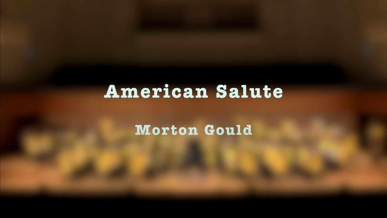 KKL Konzert: American Salute by Morton Gould