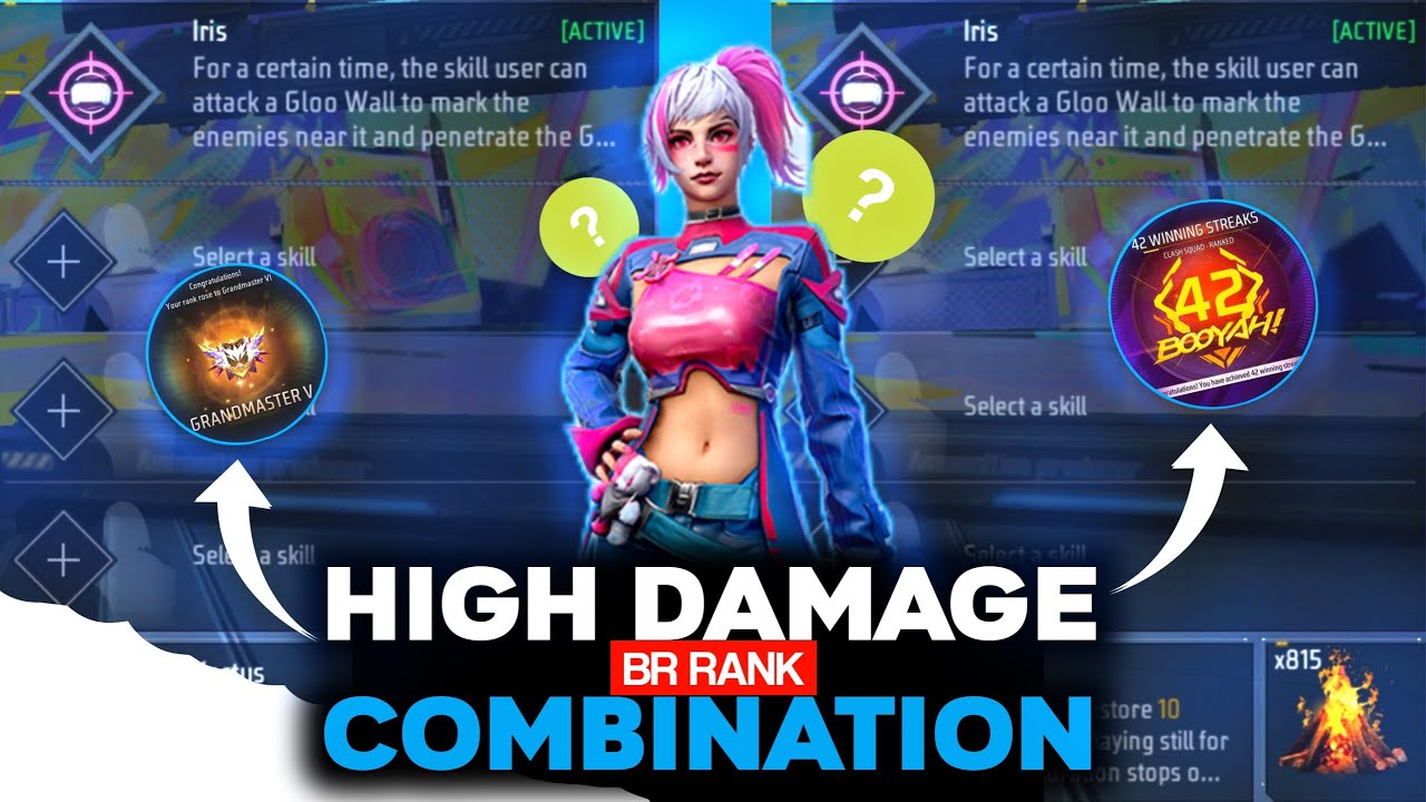 BEST CHARACTER SKILL COMBINATION FOR IRIS || HIGH DAMAGE CHARACTER COMBINATION