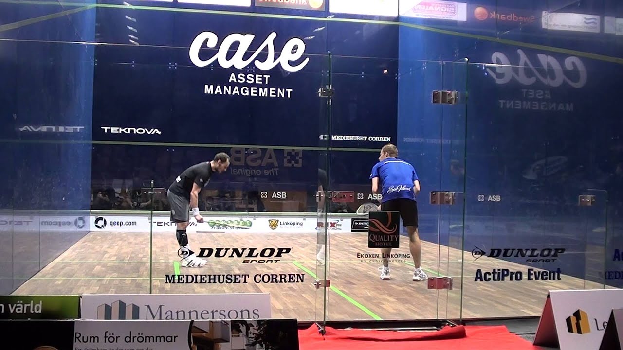 PSA Case Swedish Open Final 2013 Nick Matthew vs. Gregory Gaultier Part 1/4