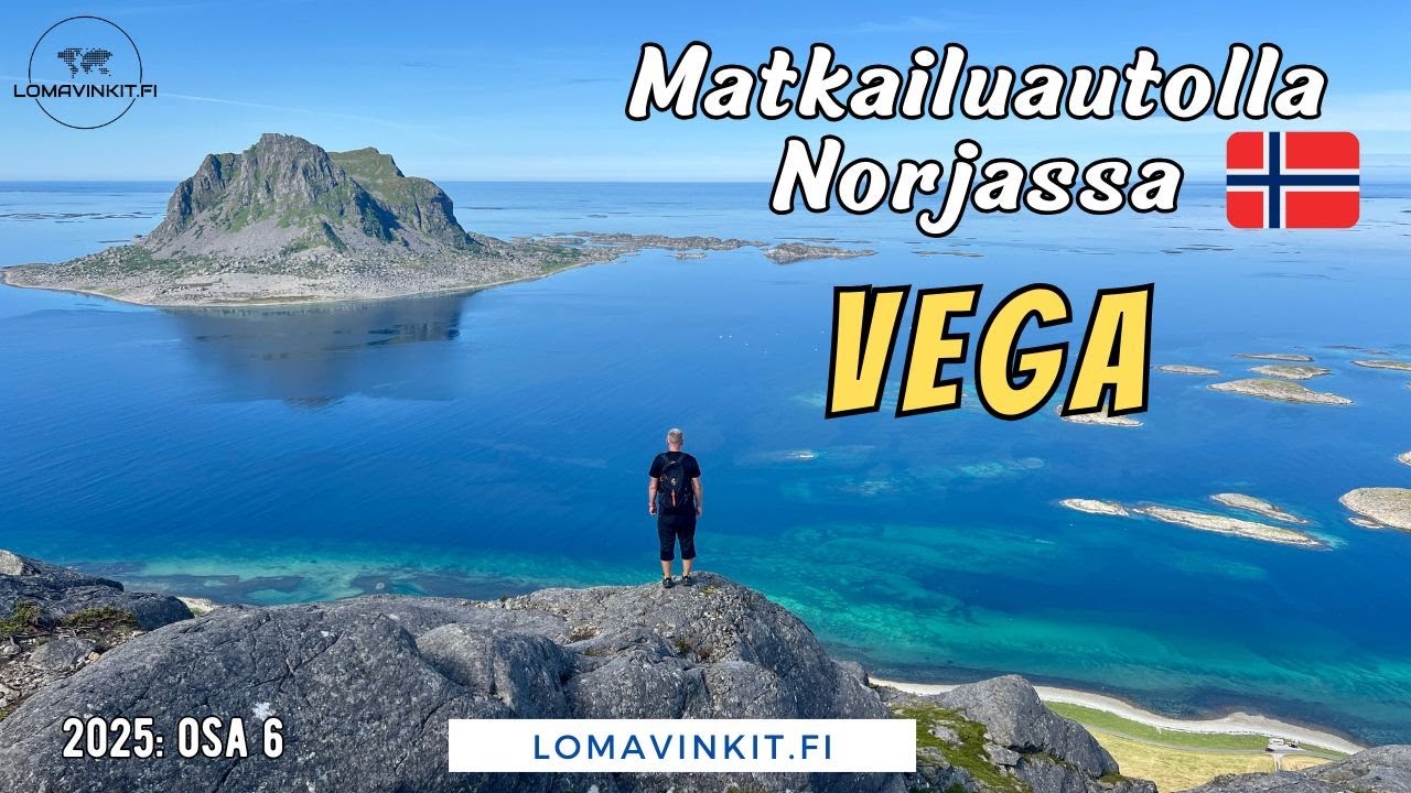 UNESCO Vegan saari ja Vegatrappa portaat - Matkailuautolla Norjassa kesä 2025 osa 6