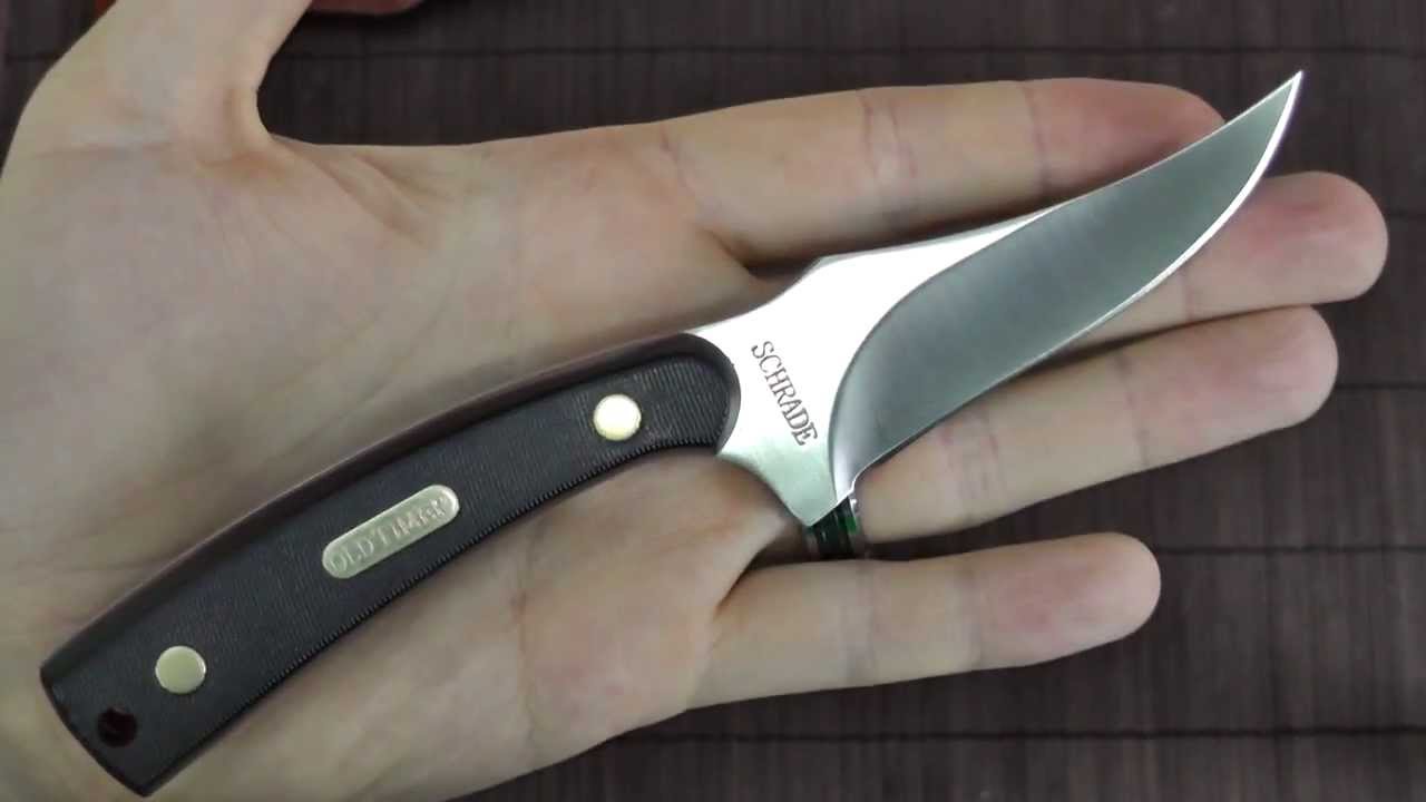 Classy old school knife: Schrade Sharpfinger - Old Timer series (review)