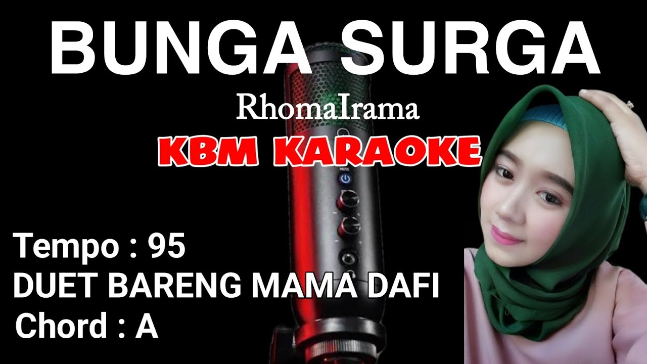 BUNGA SURGA - Rhoma Irama | KARAOKE HD