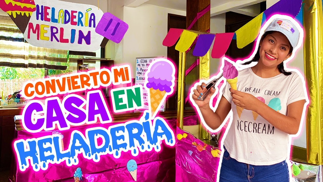 Convierto mi CASA en una HELADER&Iacute;A🍧🏠 HELADO CREMOSO de Muchos Sabores y Tama&ntilde;os| CONNY MERLIN