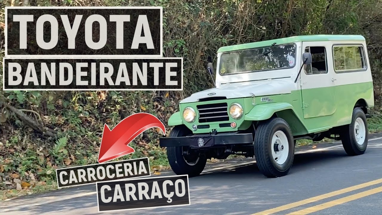 TOYOTA BANDEIRANTE: exemplar de 1965 traz a raríssima carroceria Carraço