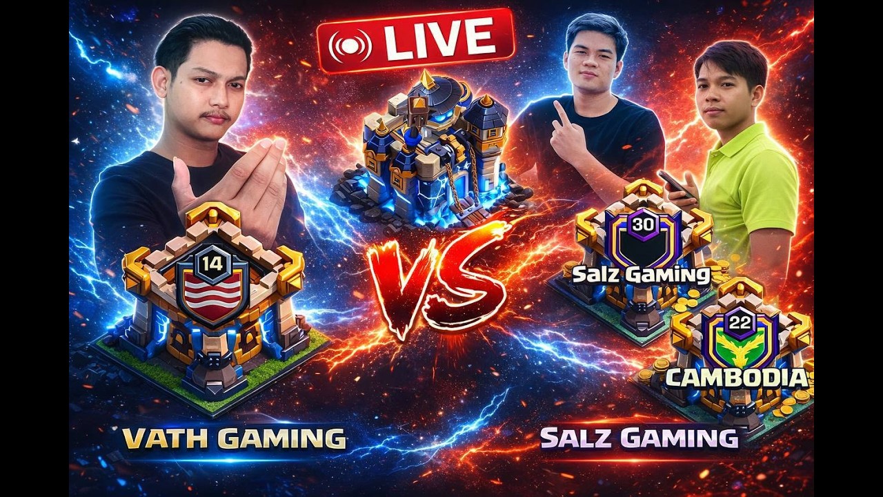 🔴LIVE : ការប្រកួតមិត្តភាព 3 Teams ក្នុងយប់តែមួយ | VATH GAMING vs CAMBODIA&Salz Gaming