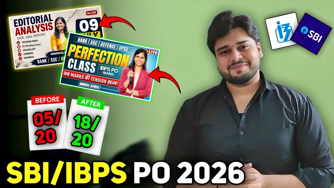 The Only English Strategy You Need🔥 | SBI/IBPS PO 2026✅