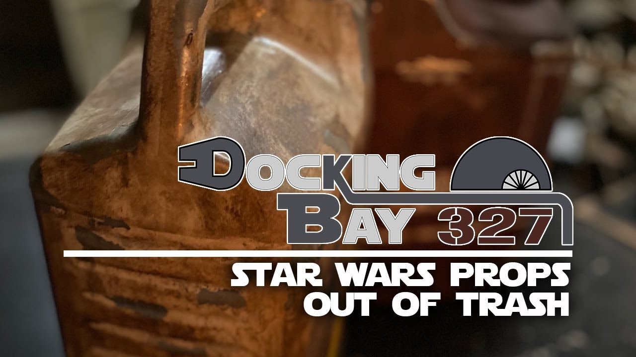 Star Wars Props made out of trash
