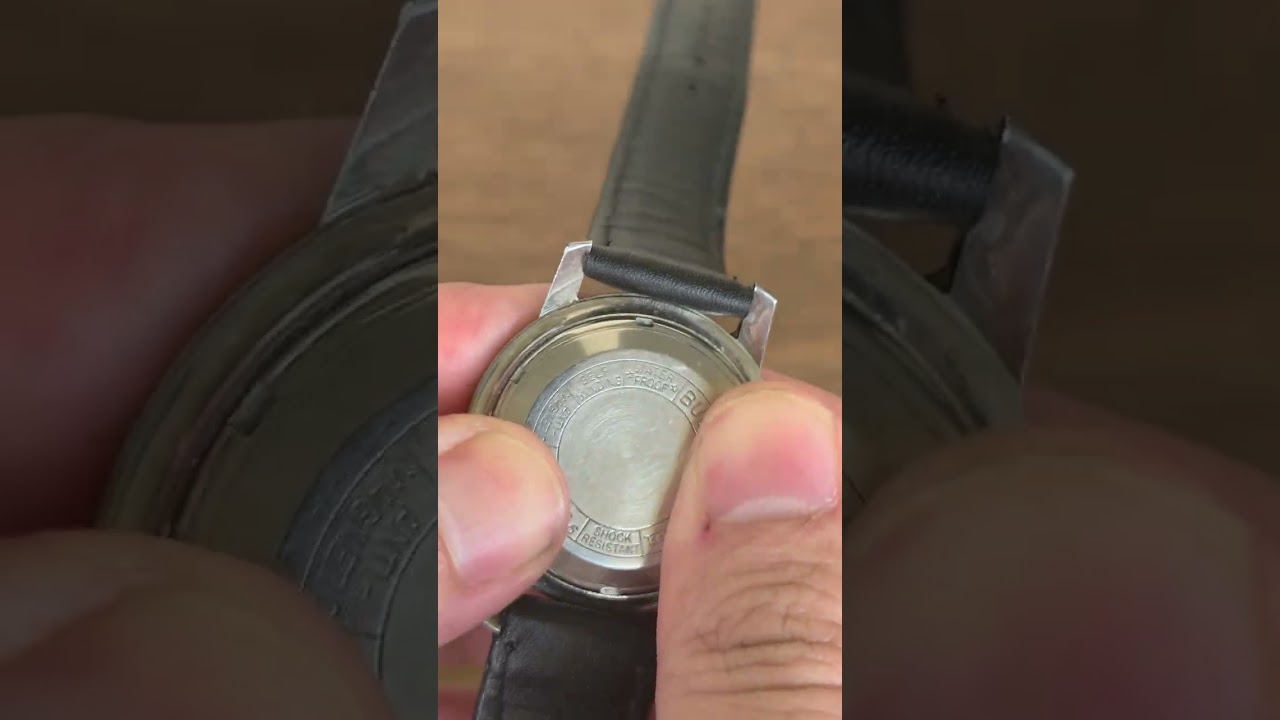 BULOVA  AUTOMÁTICO  DE  1956  TANQUE DE GUERRA  QUE  PASSARA  DE GERAÇÃ PARA GERAÇÃO  