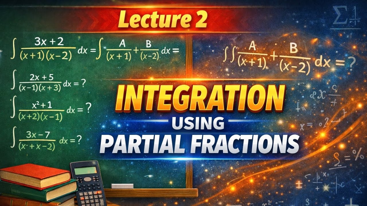 Lecture 2 Integration using Partial Fraction l 2026