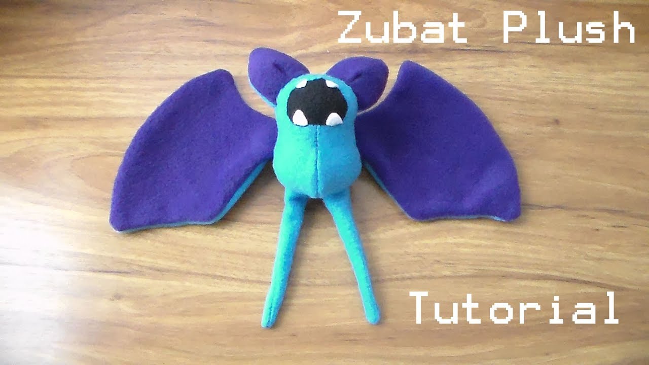 Zubat Plush Tutorial (Free Pattern)