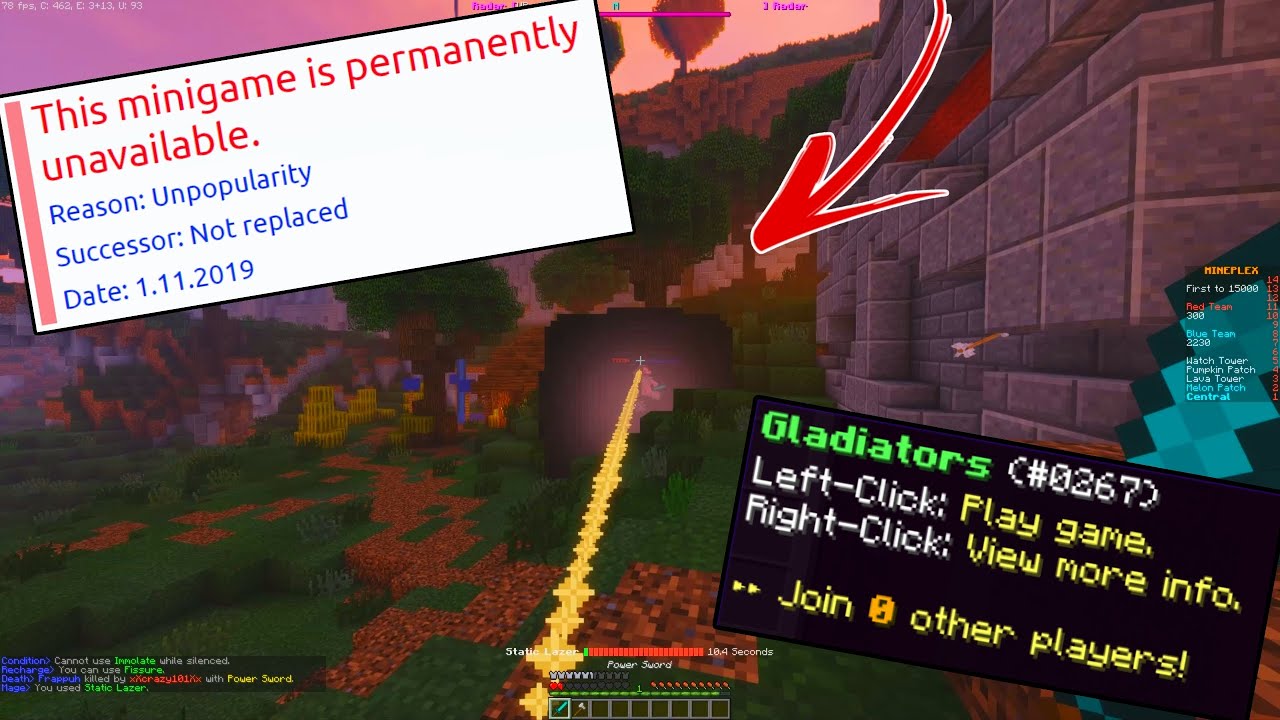 The FORGOTTEN Mineplex Games - Neglected Until Shutdown...