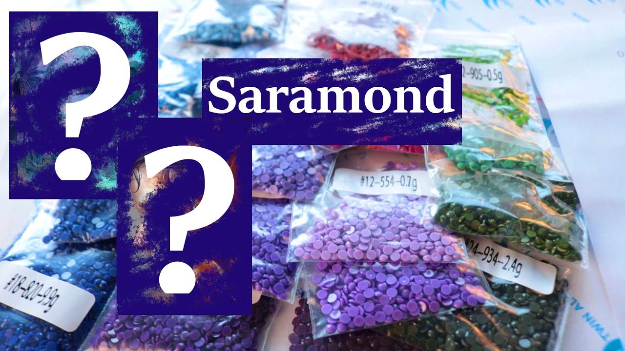 2 Kits von Saramond - Rund vs. Eckige Steine?! Diamond Painting Unboxing und Review