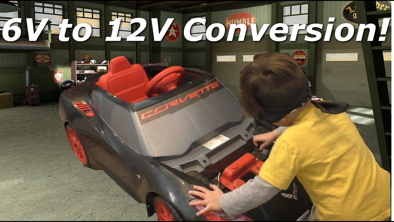 How to Make Your Power Wheels Faster 6V to 12V Conversion