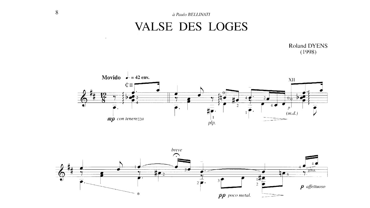 Roland Dyens - Valse des loges