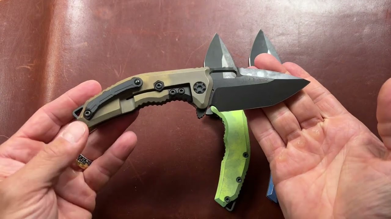 Heretic Knives Medusa Manual Antique Titanium Anodized