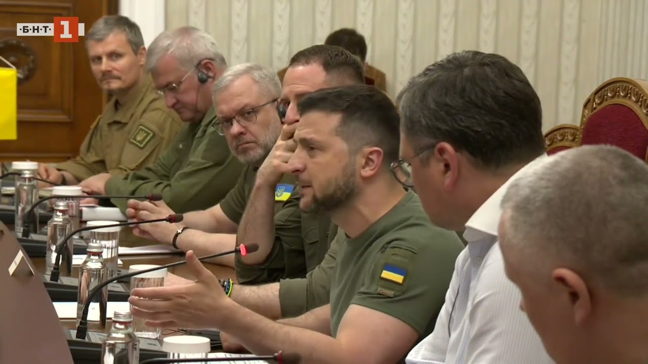 ПЪЛЕН ЗАПИС: Зеленски и Радев, среща в Президентството