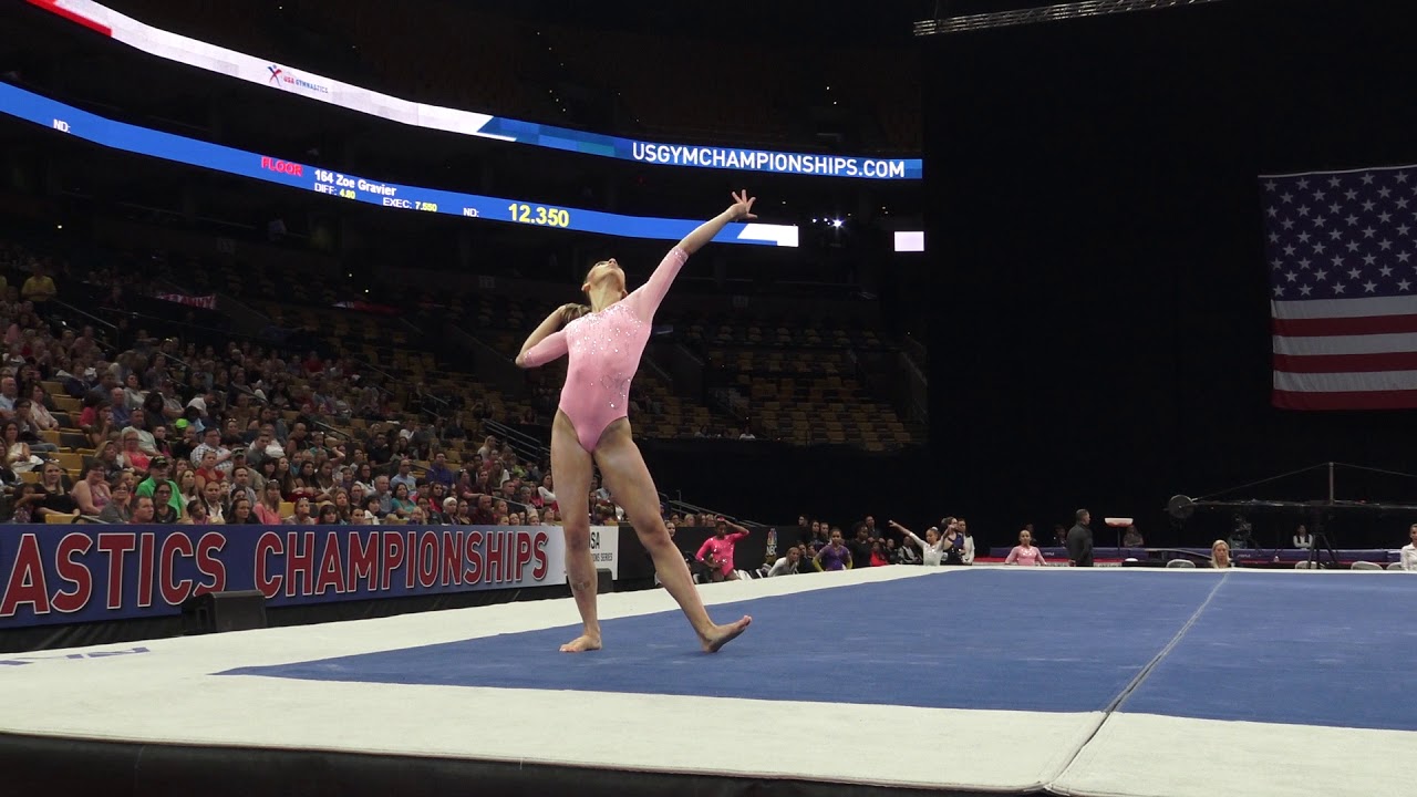 Olivia Greaves – Floor Exercise – 2018 U.S. Gymnastics Championships – Junior Women Day 2