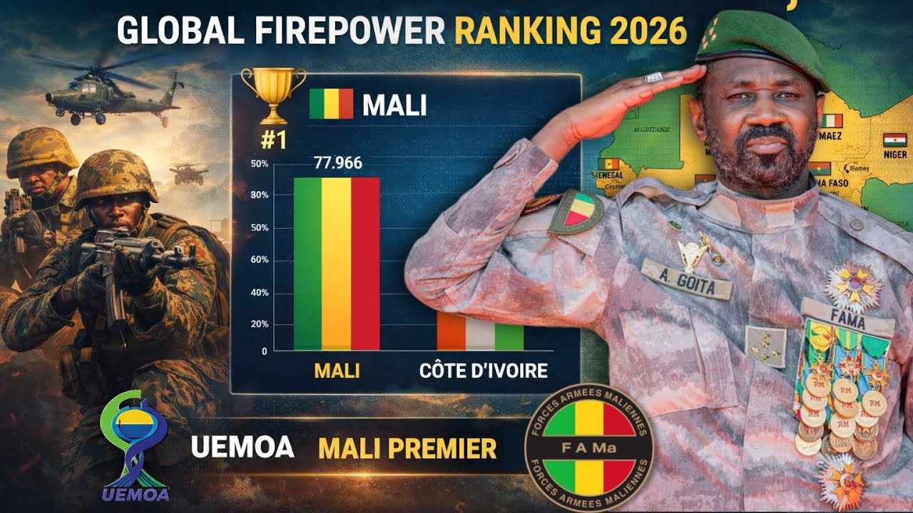 Puissance militaire en UEMOA : pourquoi le Mali domine en 2026 🇲🇱💪🏽