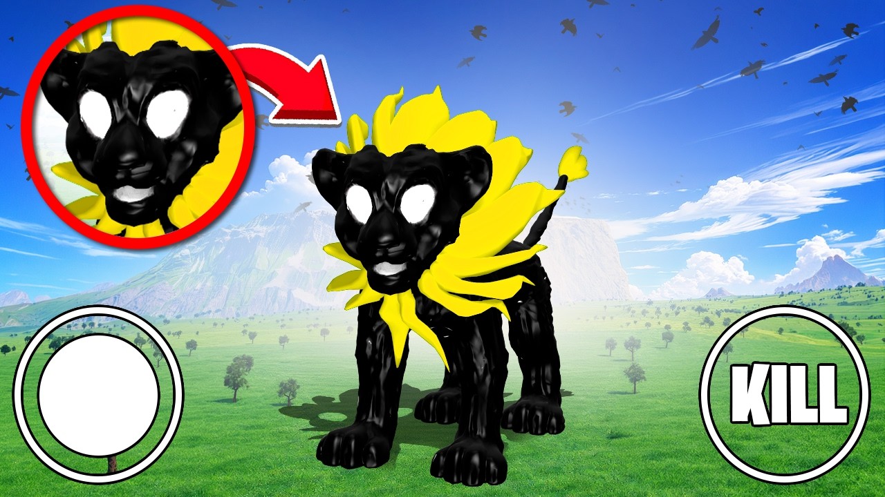 I BECAME CARTOON LION IN ROBLOX... (NEW COLORS)