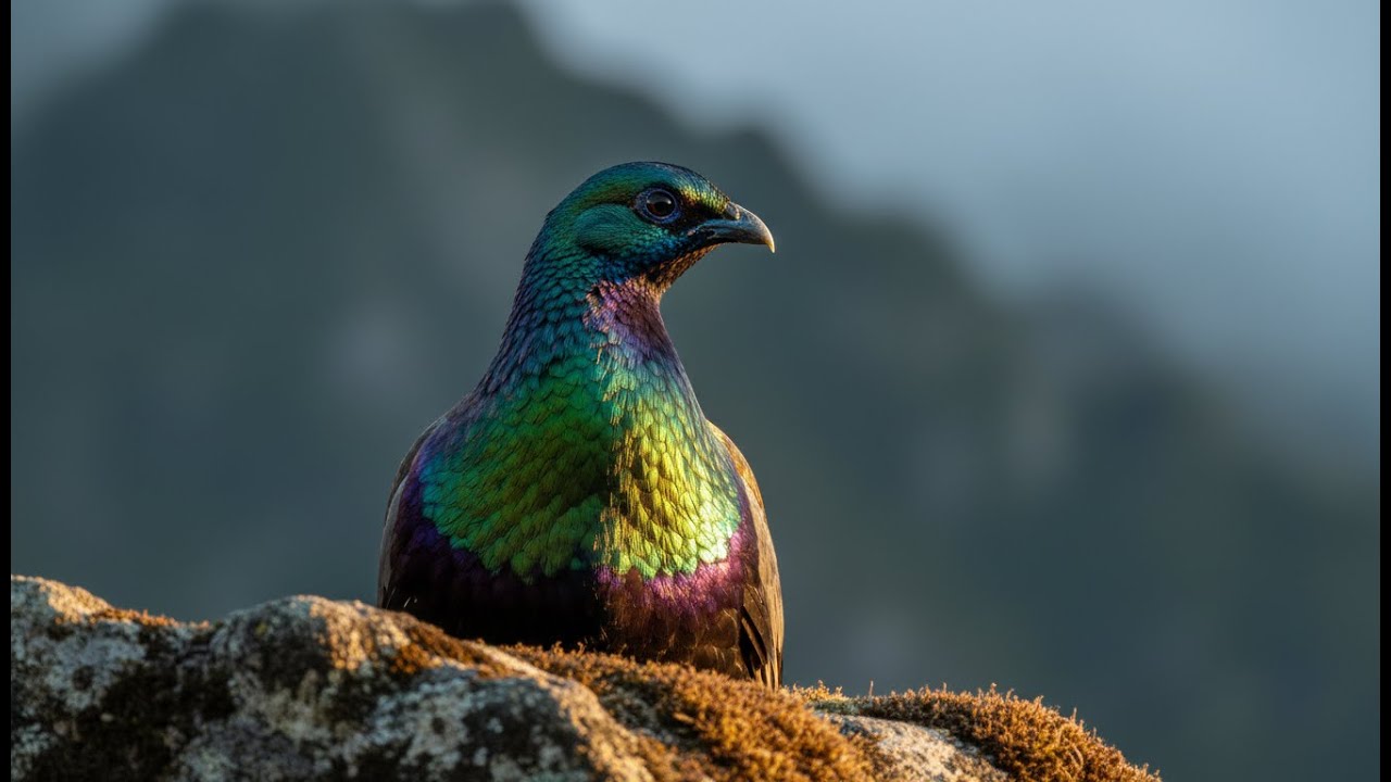 Most COLORFUL Bird on Earth? The Himalayan Monal 4K | Rare Nature Sleep & Healing Sounds