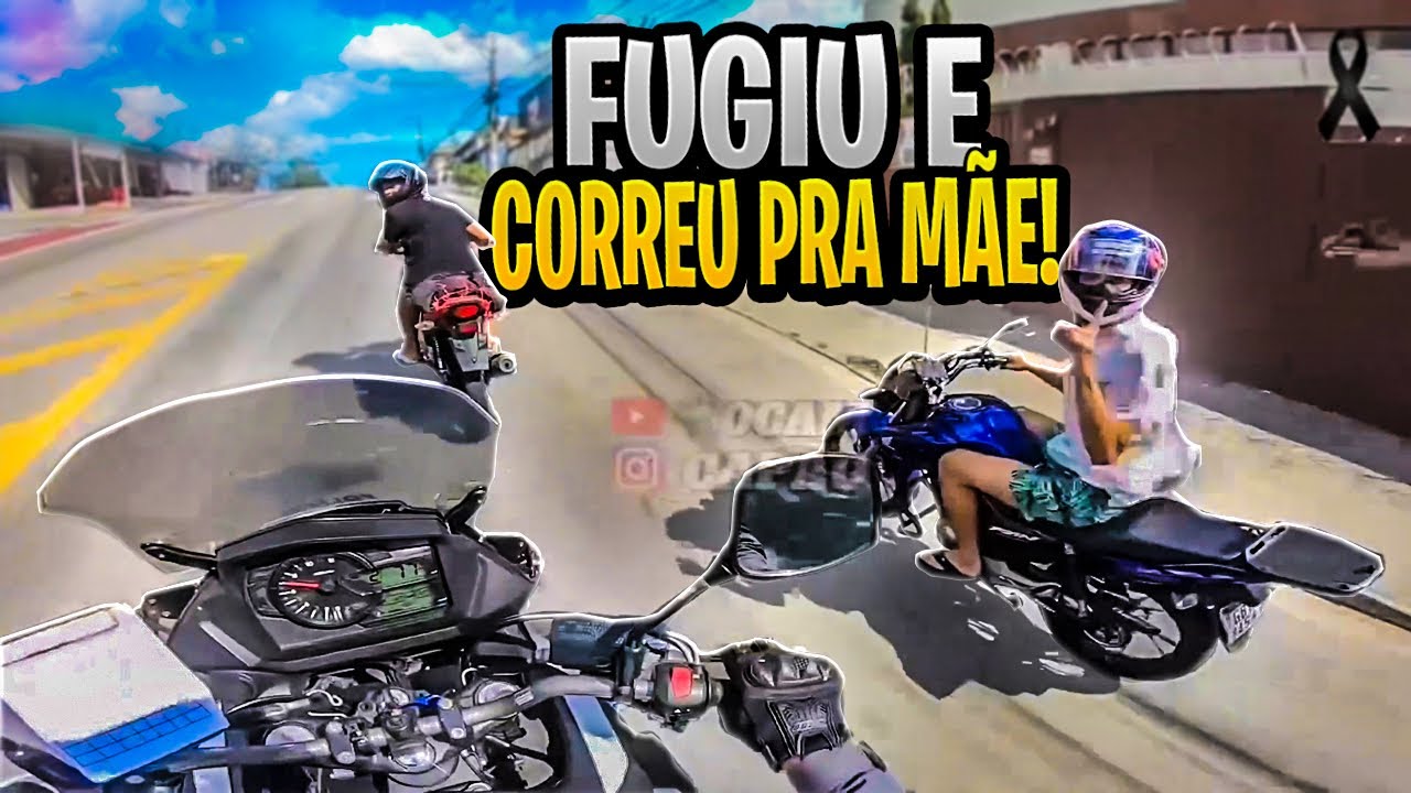 FUGA IMPOSSÍVEL? 2 Motoqueiras dão o Pinote mais Alucinante de 2025!