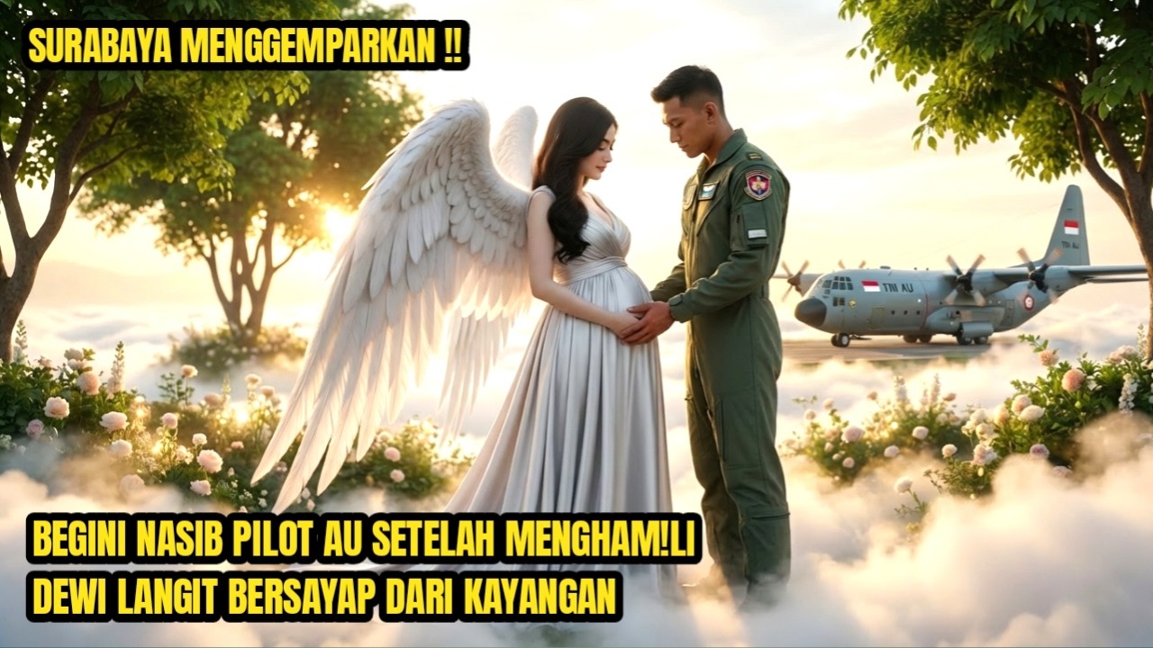 KISAH PILOT TNI AU  TERSEDOT KABUT LANGIT SURABAYA PULANG JADI AYAH ANAK DEWI KAYANGAN!