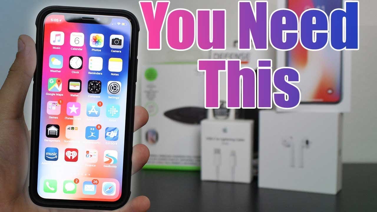 iPhone X, 8 And 8 Plus- Must Have Accessories (Unlock Full Potential)