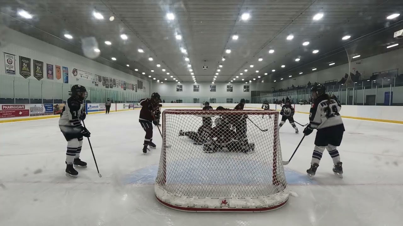 Caledon Coyotes Vs￼ Grand River Mustangs U18 BB | Goalie Saves 