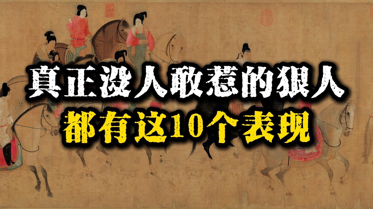真正没人敢惹的狠人，都有这10个表现！#强者思維 #人生感悟 #人生智慧 #智慧 #为人处世