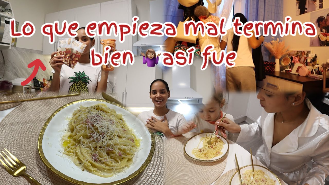 Me fui de casa de mis suegros🙂‍↕️no me sentia bien🤷🏽‍♀️Fregué las jarras y preparamos pastas🔥