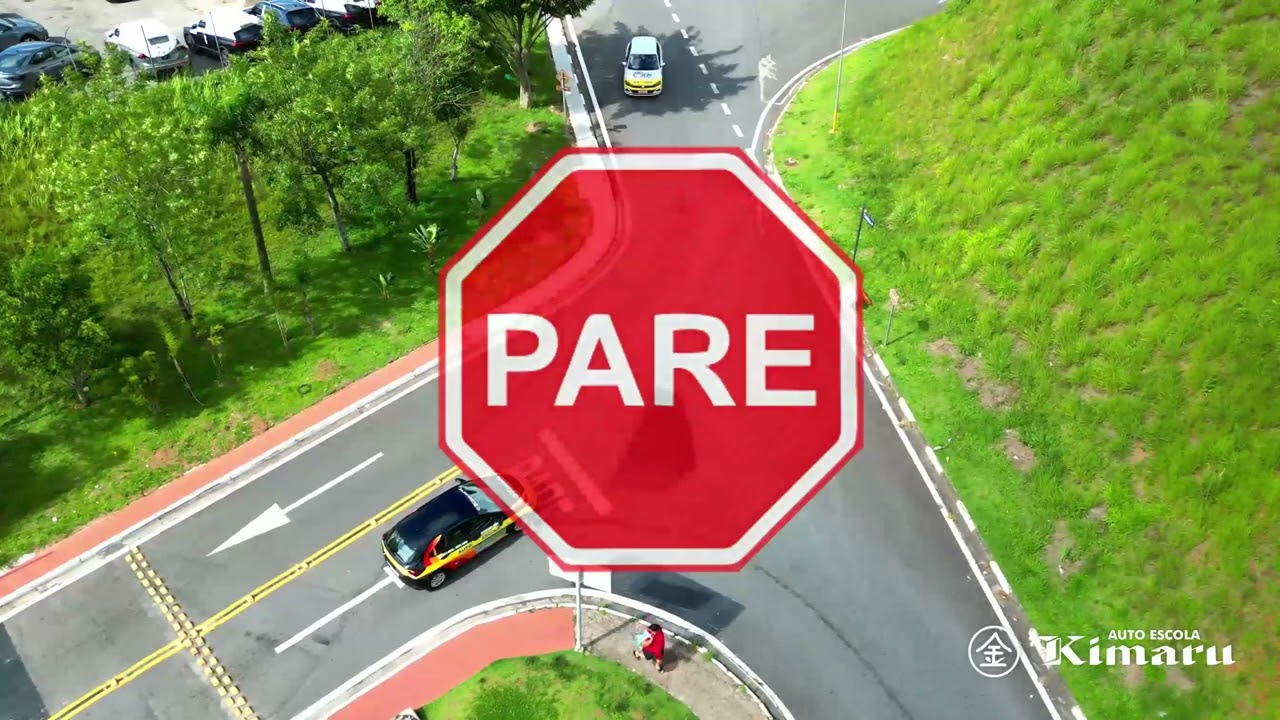 PERCURSO DE EXAME PR&Aacute;TICO ARICANDUVA COM DRONE AUTO ESCOLA KIMARU