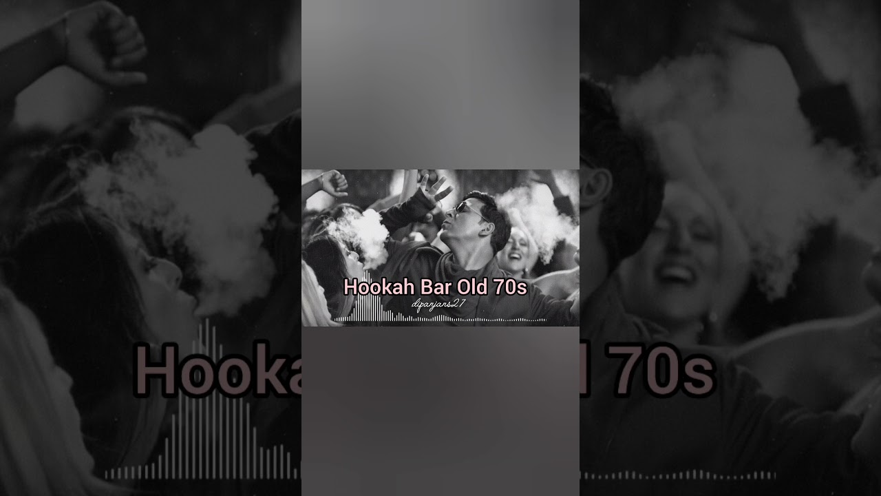 Hookah bar old Vibe 70s version || aesthetic Audio 