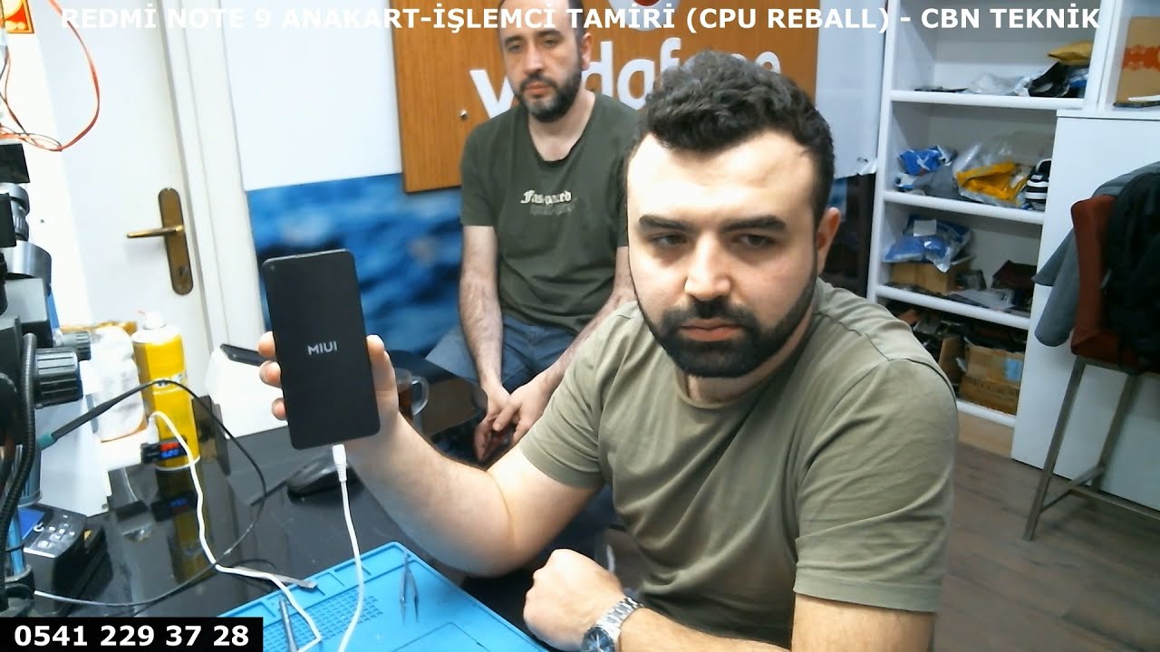 Redmi Note 9 Açılmıyor Arızası - Anakart Tamiri CPU Reball-(Takipçi Cihazı 8)