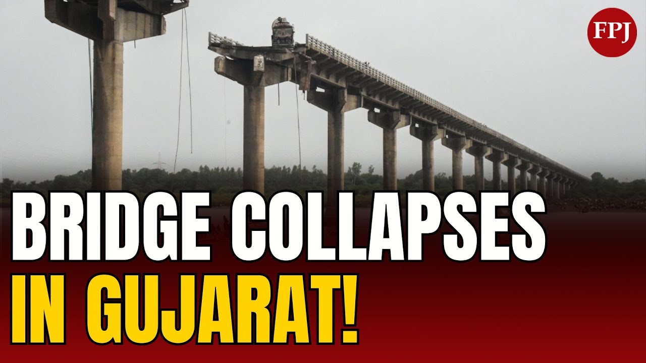 LIVE: Bridge Collapse in Gujarat&rsquo;s Vadodara&ndash;Anand | Vehicles Plunge into Mahisagar River