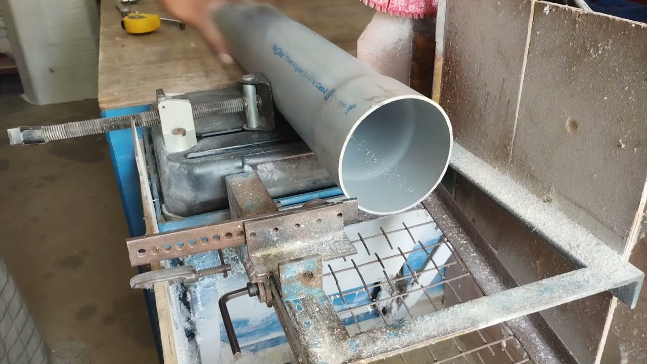 110mm/4kg pvc pipe cutting for 6