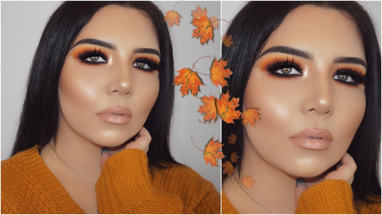 Glam Fall Smokey Eye Makeup Tutorial 🍁🍂 THANKSGIVING Makeup Look | Tempest Taylor