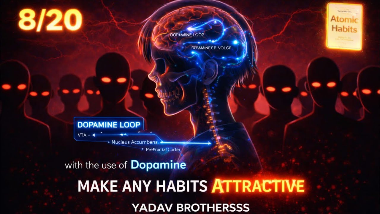 ⚠️ How Dopamine Is Destroying Your Mentality | Atomic Habits Chapter 8 Explained by Yadav Brothersss