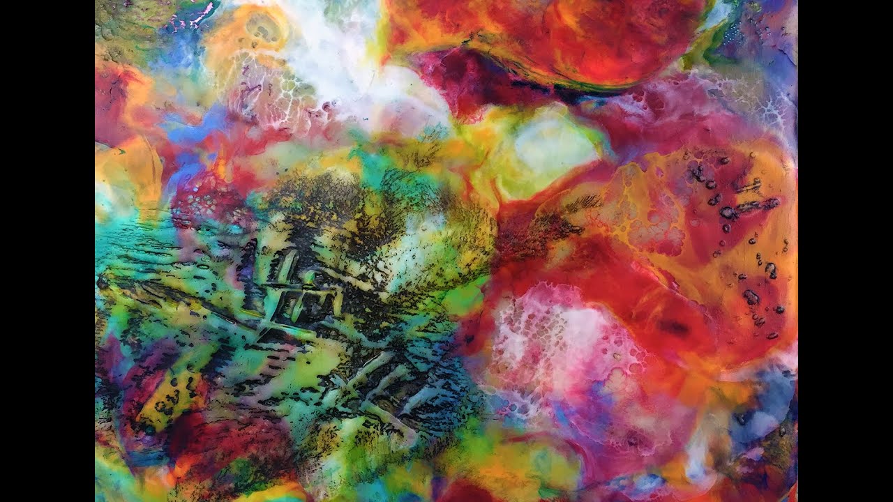 Encaustic Painting - Building Texture with Dry Brushing